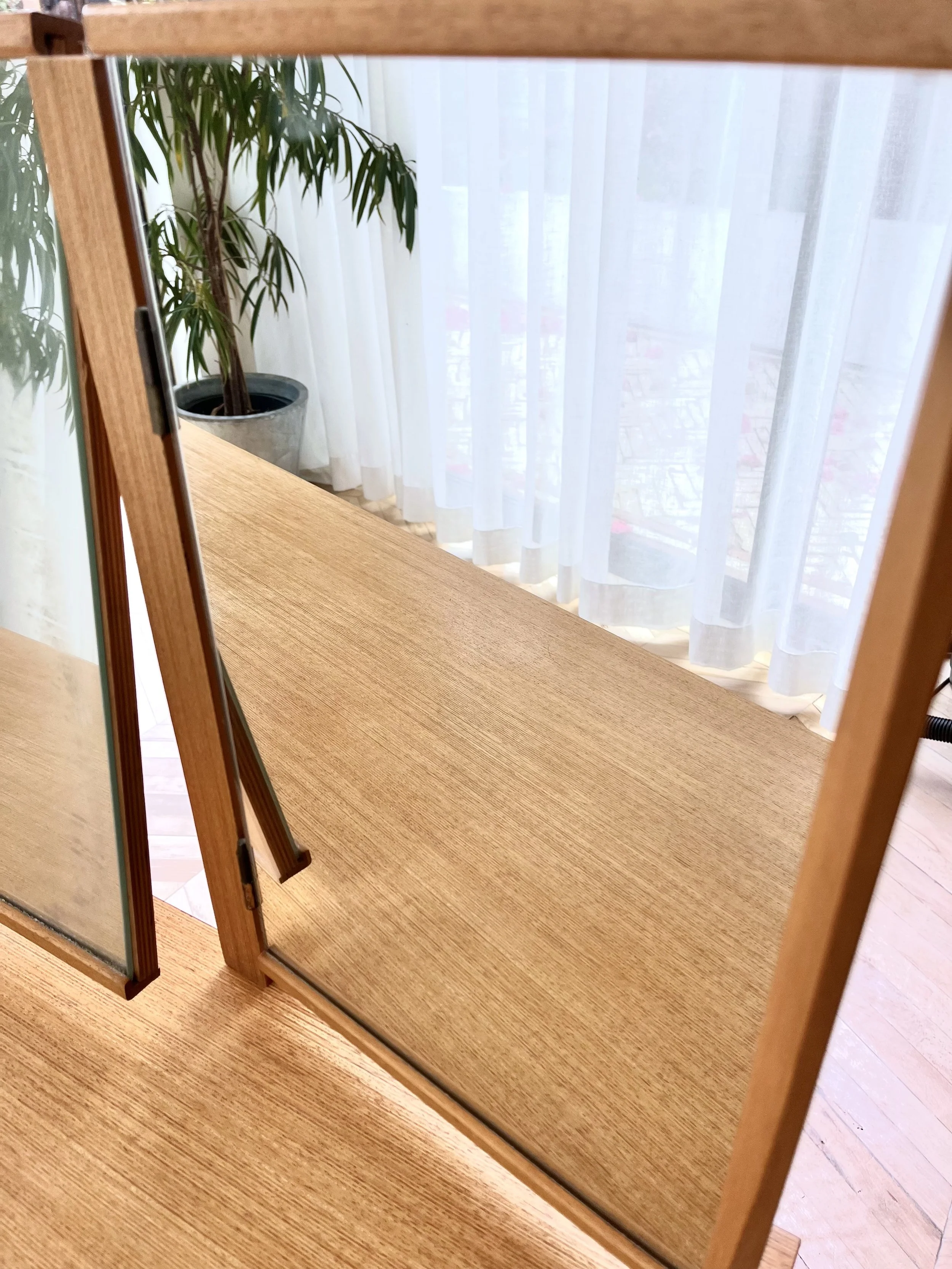 vintage 1960s dressing table desk with seven drawers 15.jpeg