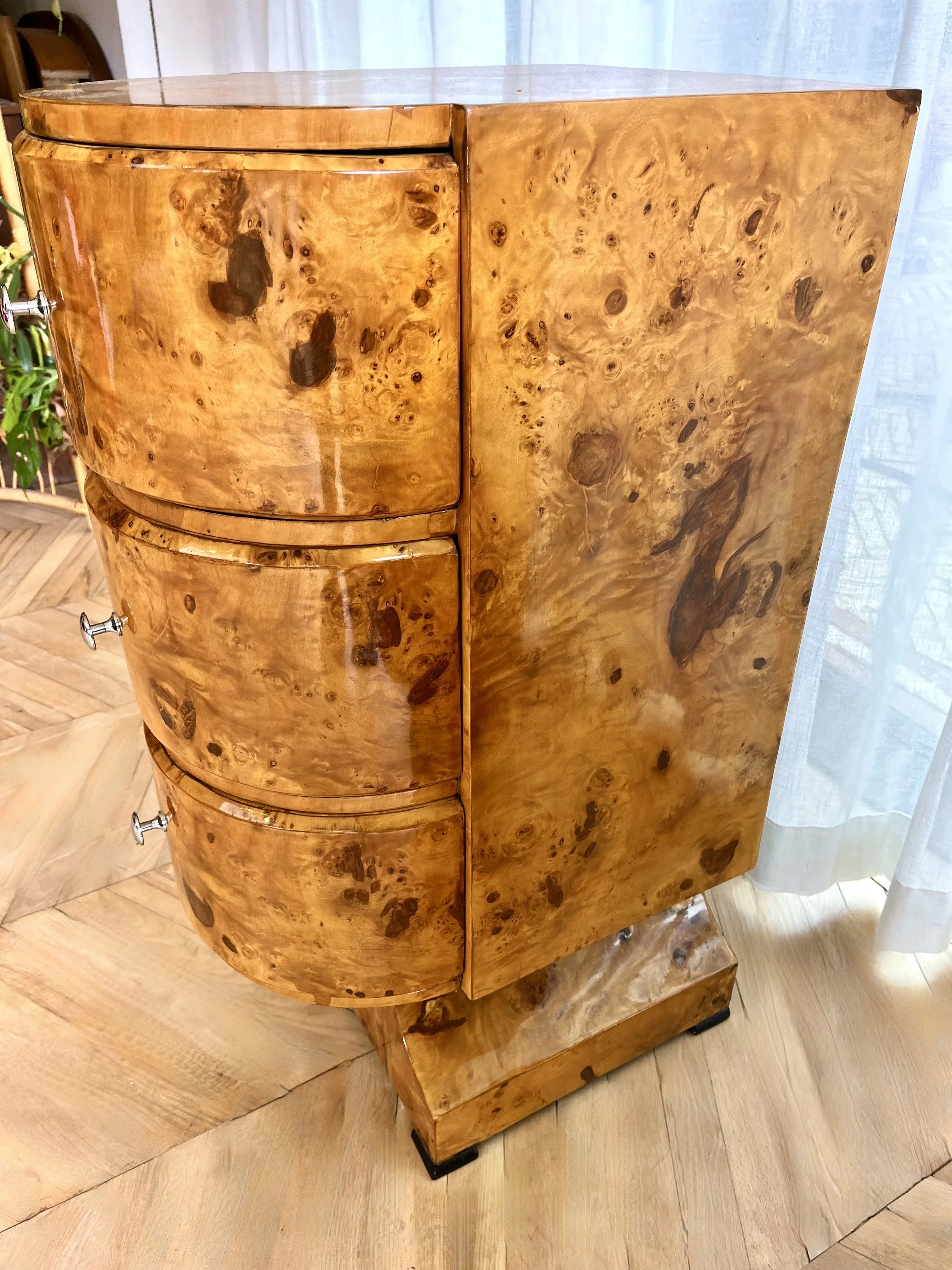 Birdseye maple art deco style three drawer curved cabinets 19.jpeg