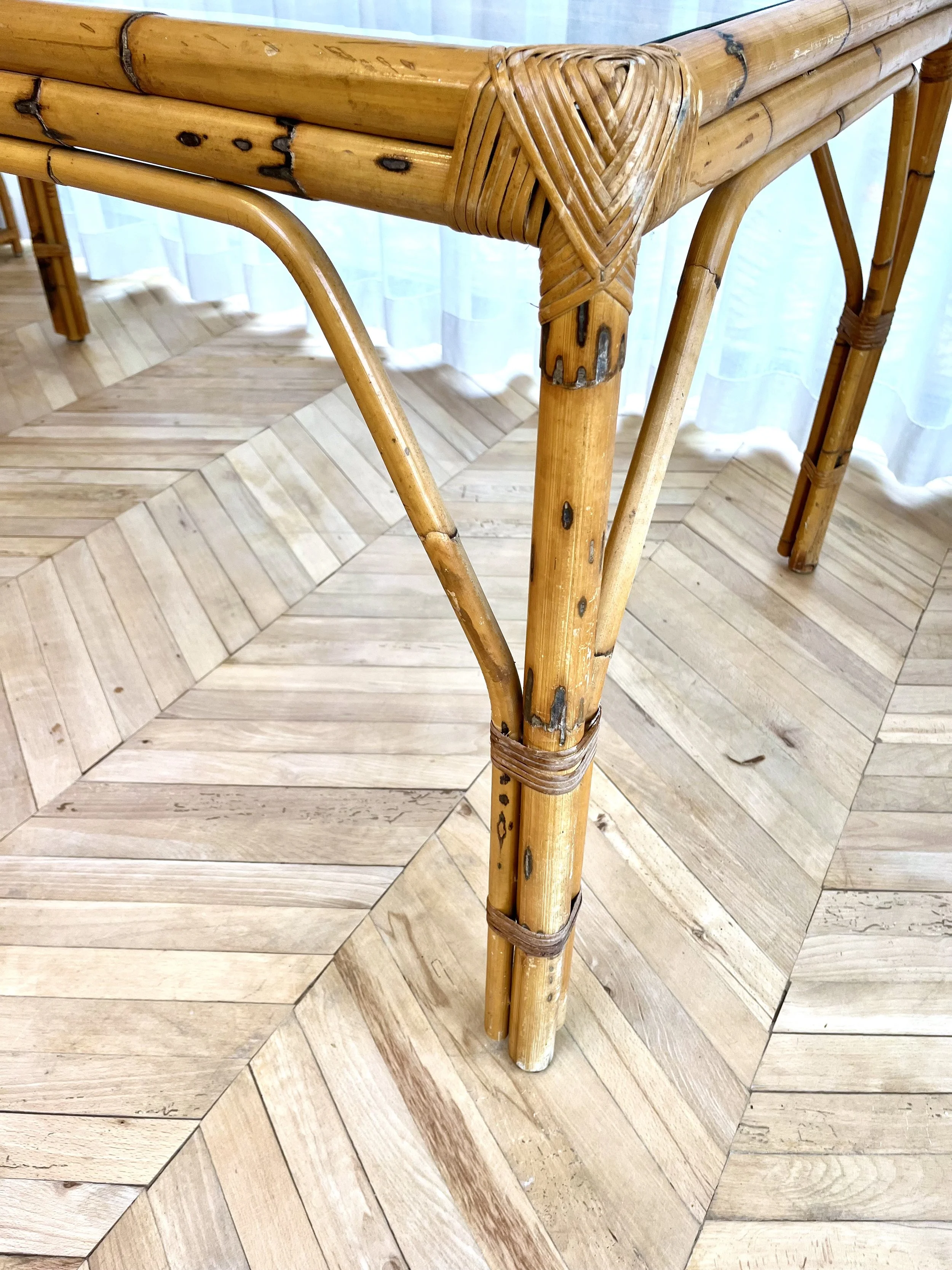Vintage bamboo and glass dining table 9.jpeg
