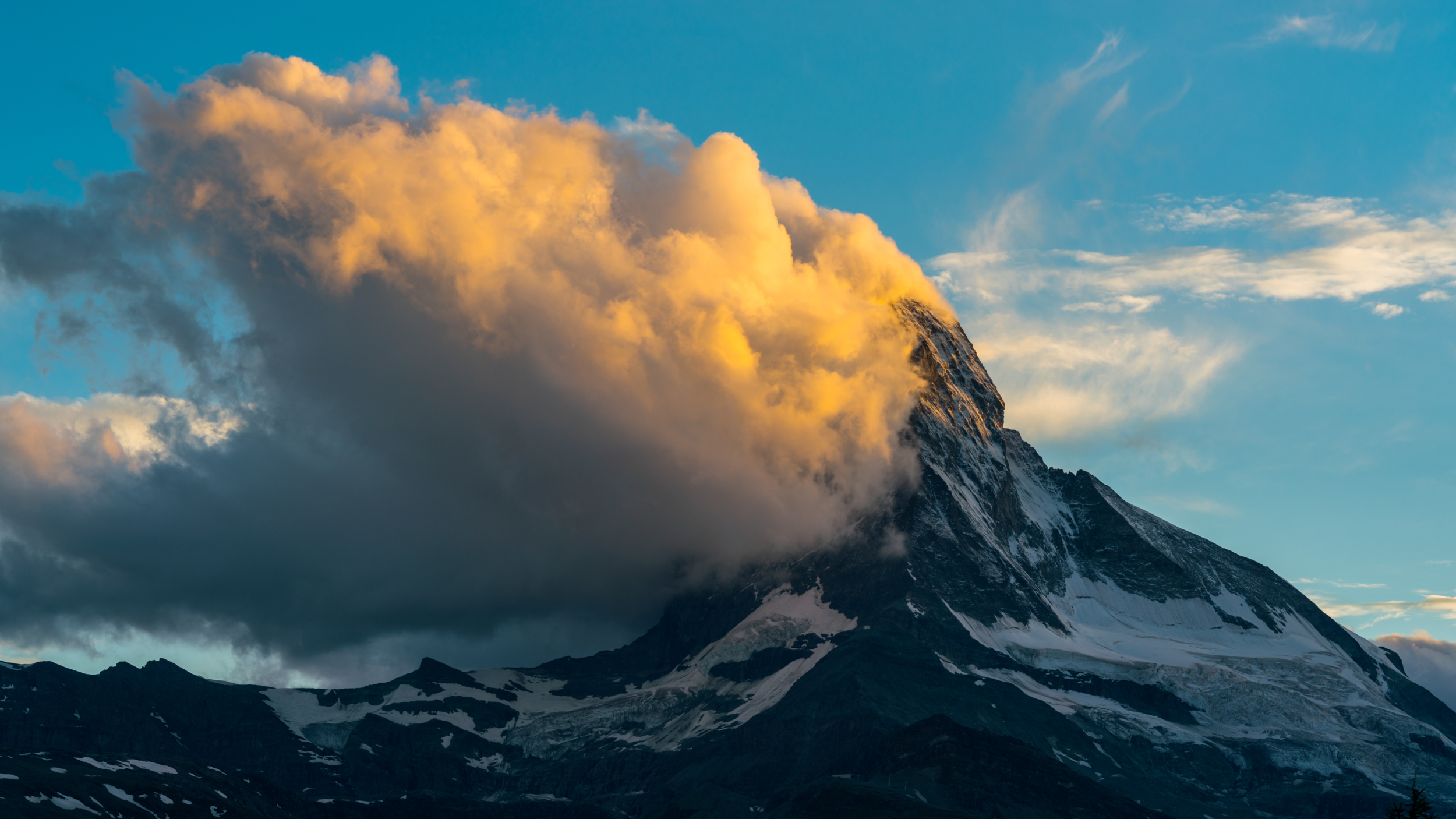 Clouds over Matterhorn, Switzerland