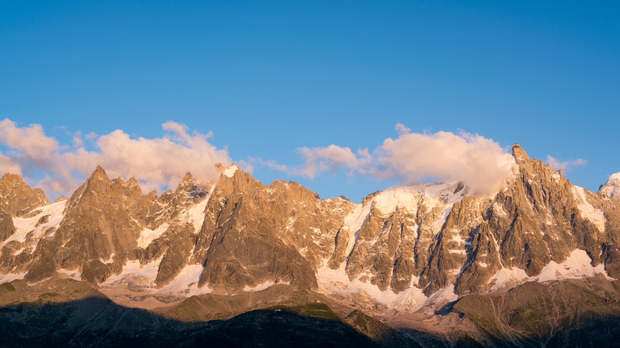 Sunset at the mountains of Lauterbrunen, Switzerland