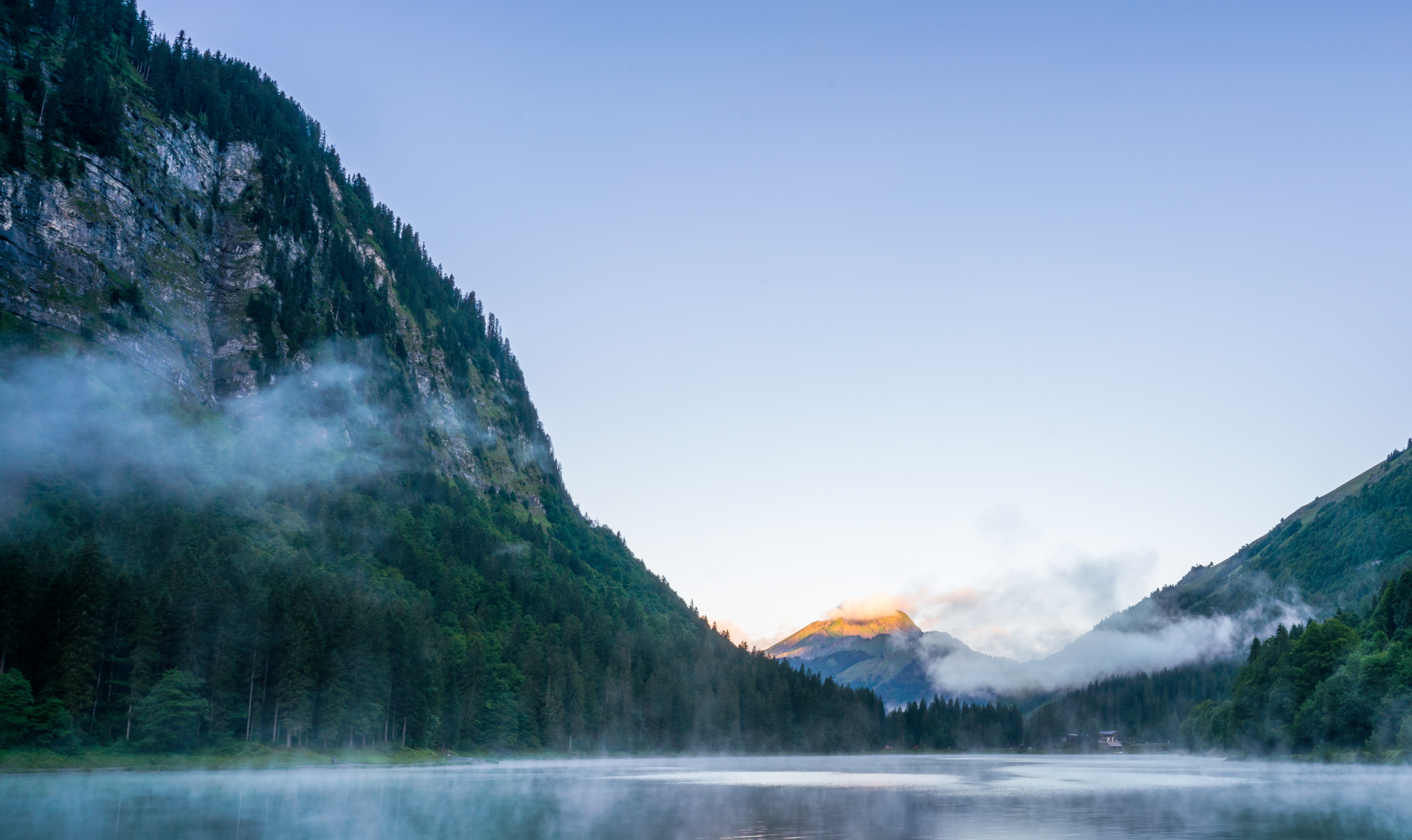 Montriond lake, France