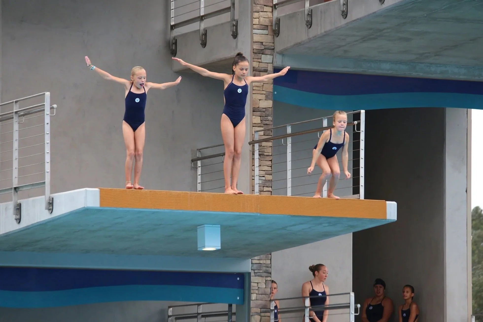 Young Female Divers