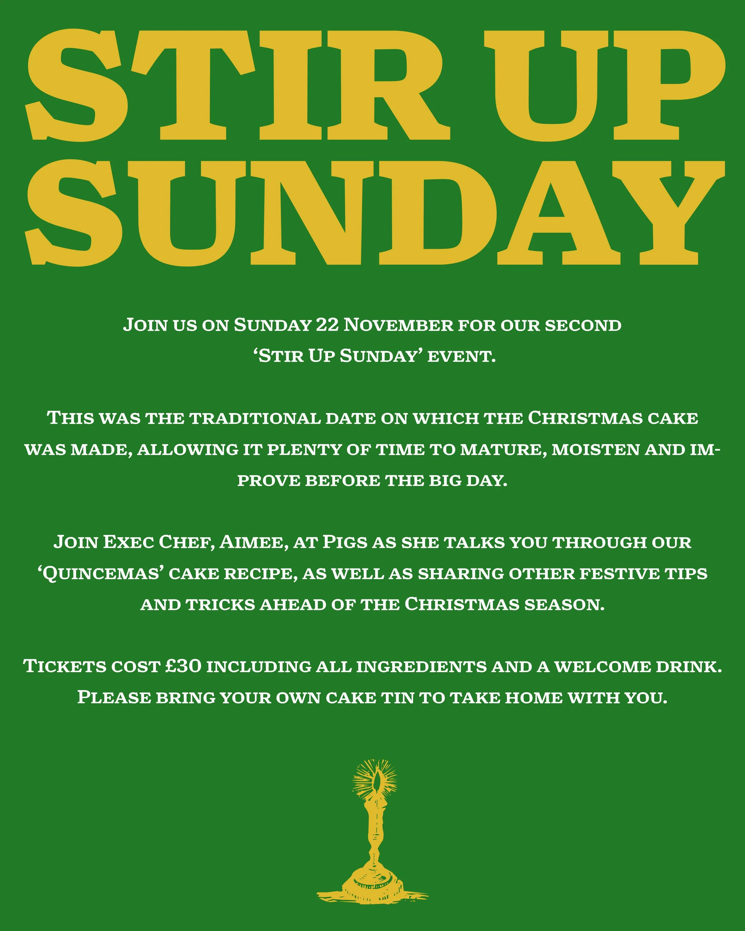Stir Up Sunday