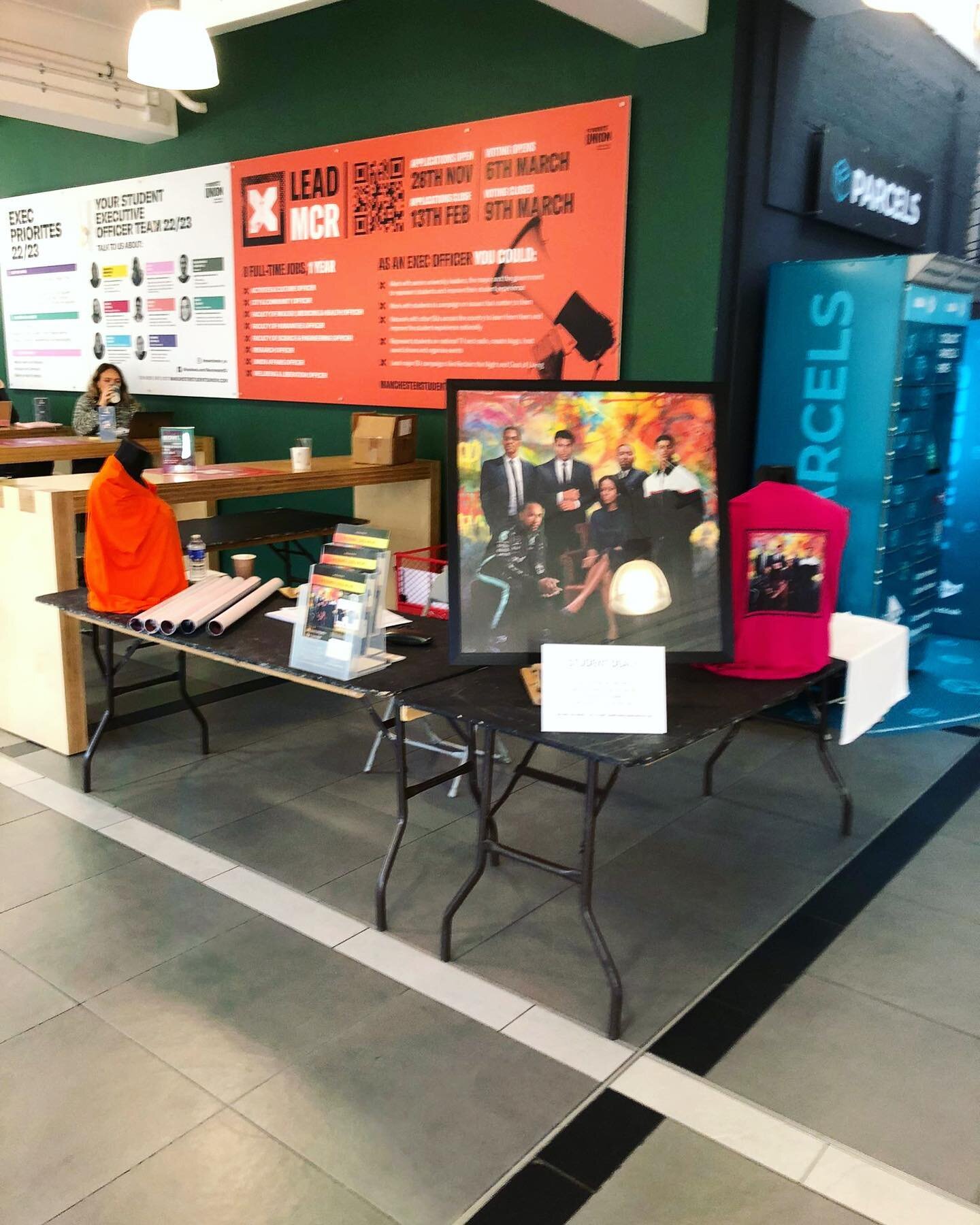 Having a wonderful time bringing the message of Beyond Lies More to Manchester Uni! 🙌 

Our little pop up is here today and tomorrow, be sure to pop over and say hi! #manchesterstudents #manchesteruniversity #artmerch #beyondliesmore