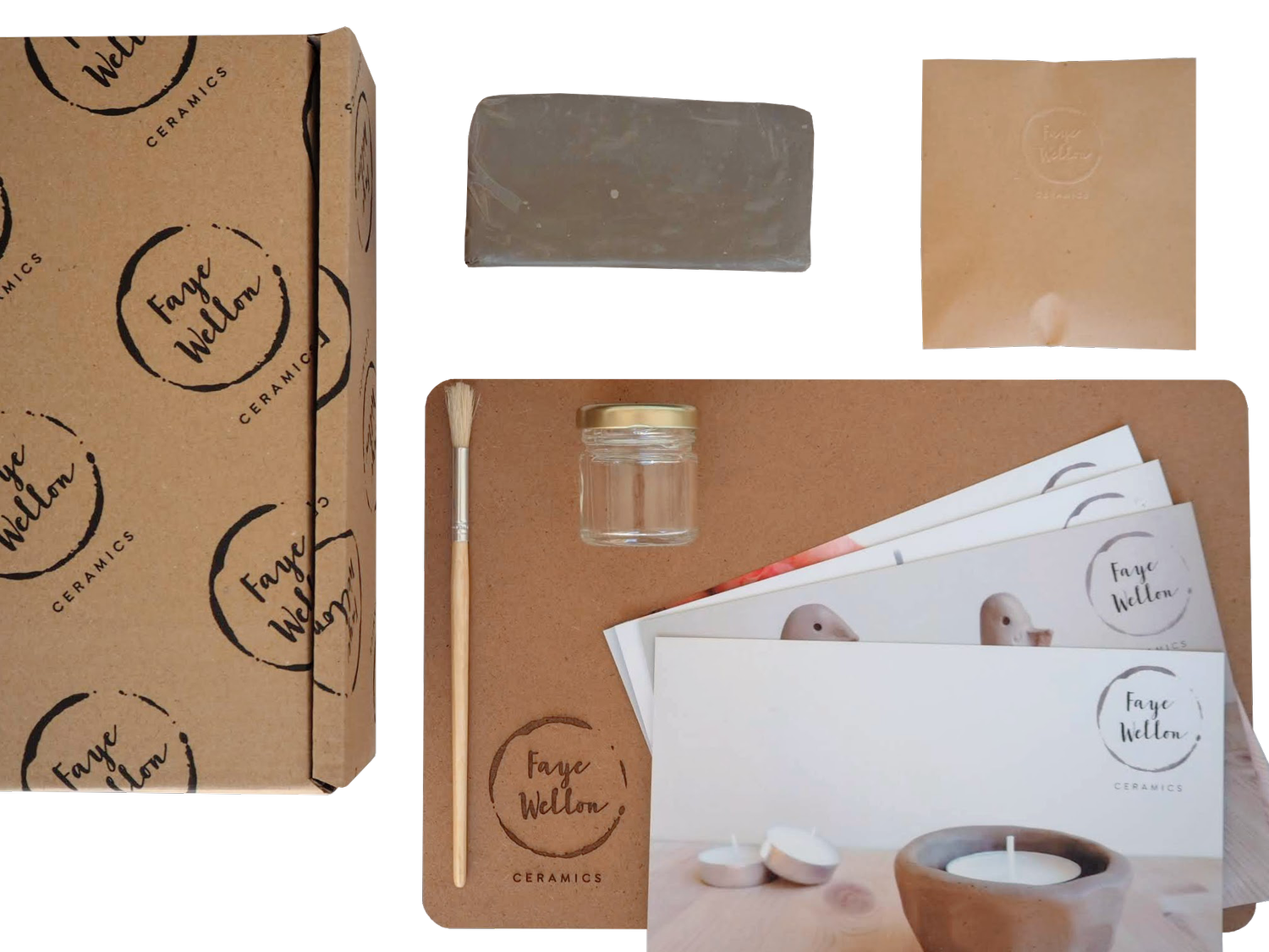 Clay Pottery Kit — At Home Pottery Kits — Faye Wellon Ceramics
