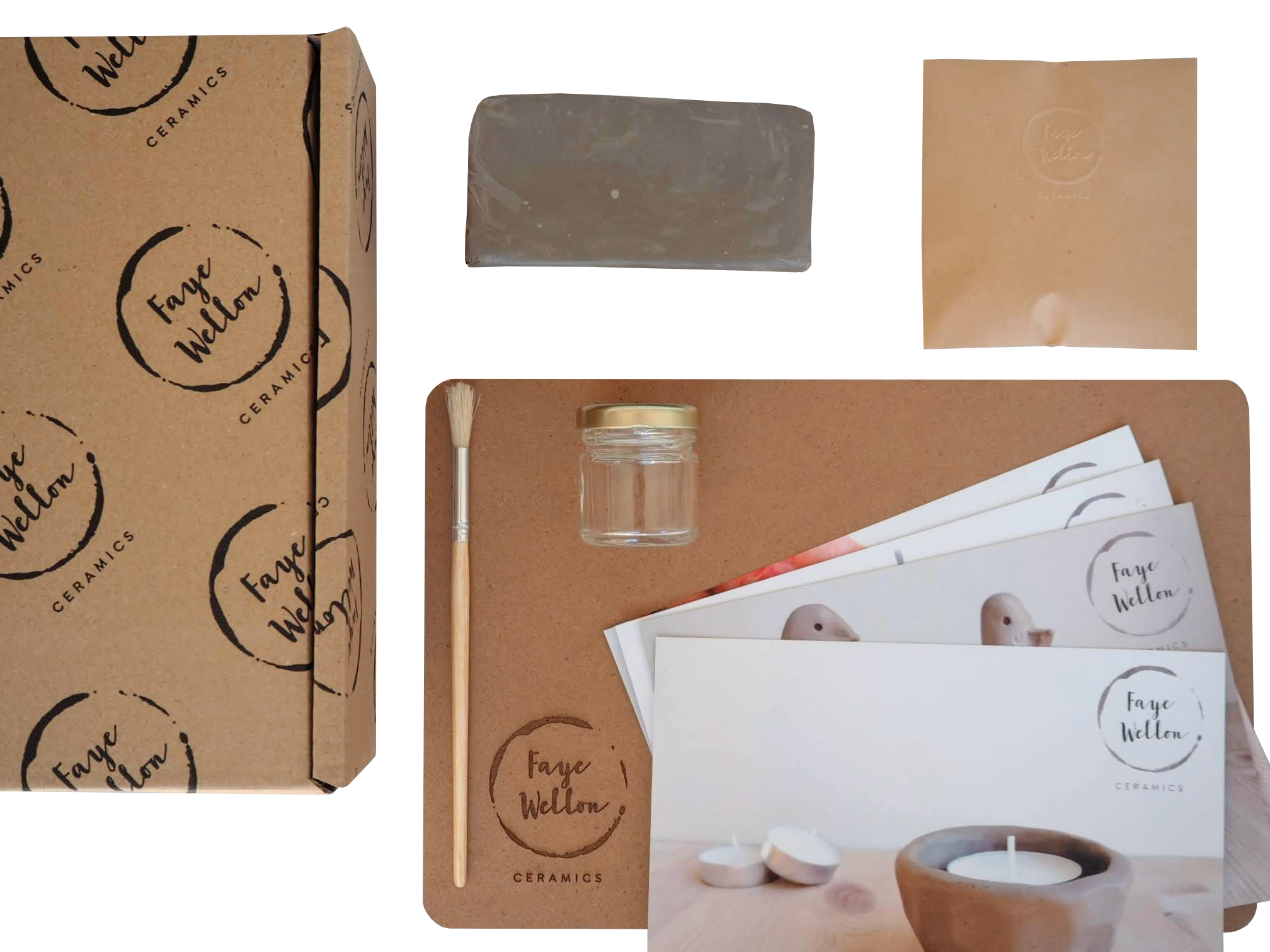 Pumpkin Pot Clay Date Pottery Kit — Faye Wellon Ceramics