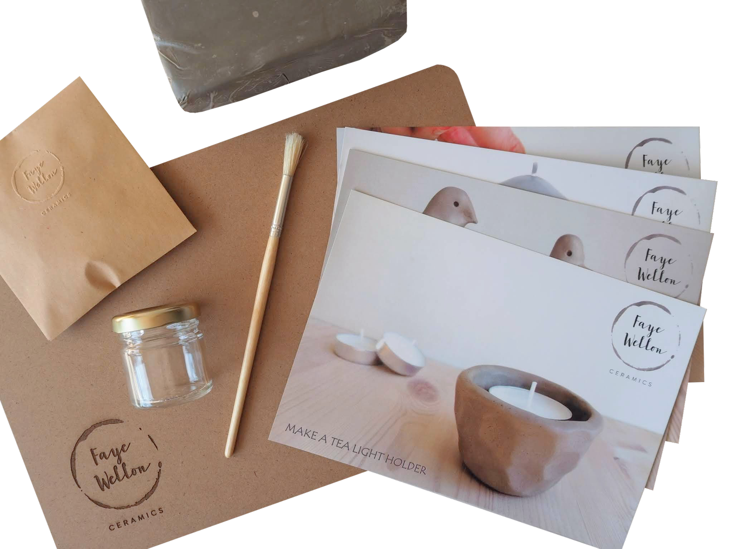 Clay Pottery Kit — At Home Pottery Kits — Faye Wellon Ceramics