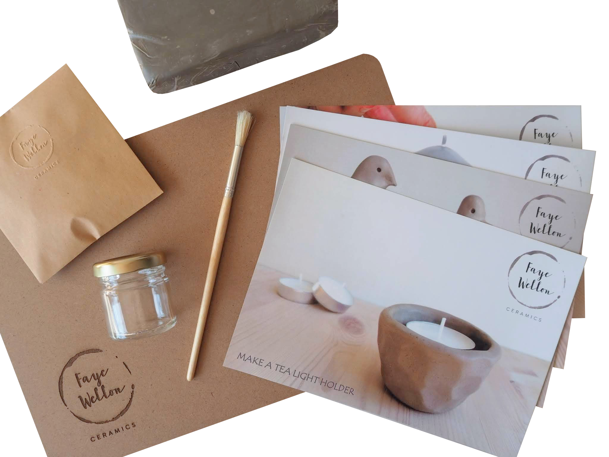 Pumpkin Pot Clay Date Pottery Kit — Faye Wellon Ceramics