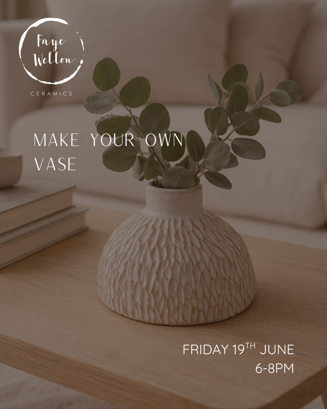 Carved vase workshop - June 2026