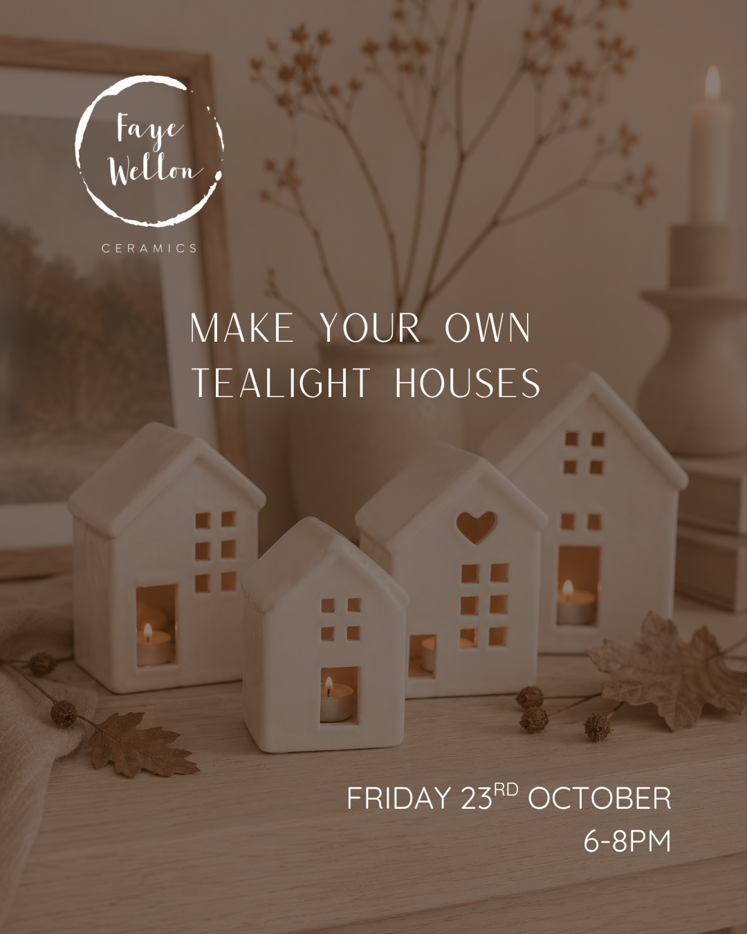 Adult Pottery Workshops Ad Tealight houses.png