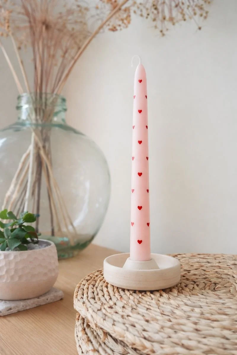 Valentines Heart & Bow Candle Refill