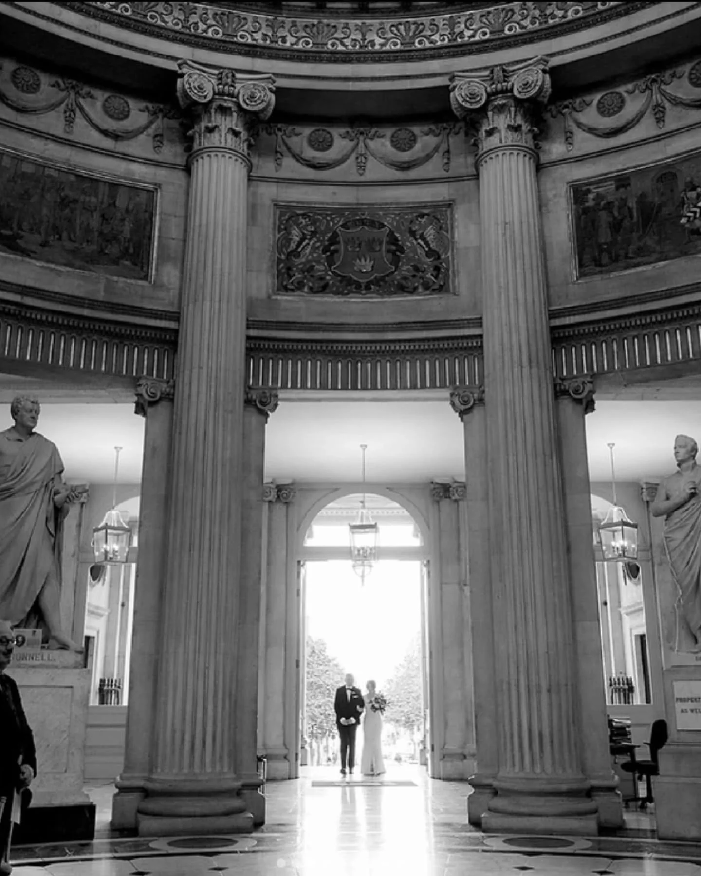 All the pastel blues and warm ivory tones for Eimear and Mark on their wedding day in The Merrion Hotel (a personal favourite venue of mine, but I may be a little biased, considering I also got married there!)

The incredible supplier team on the day