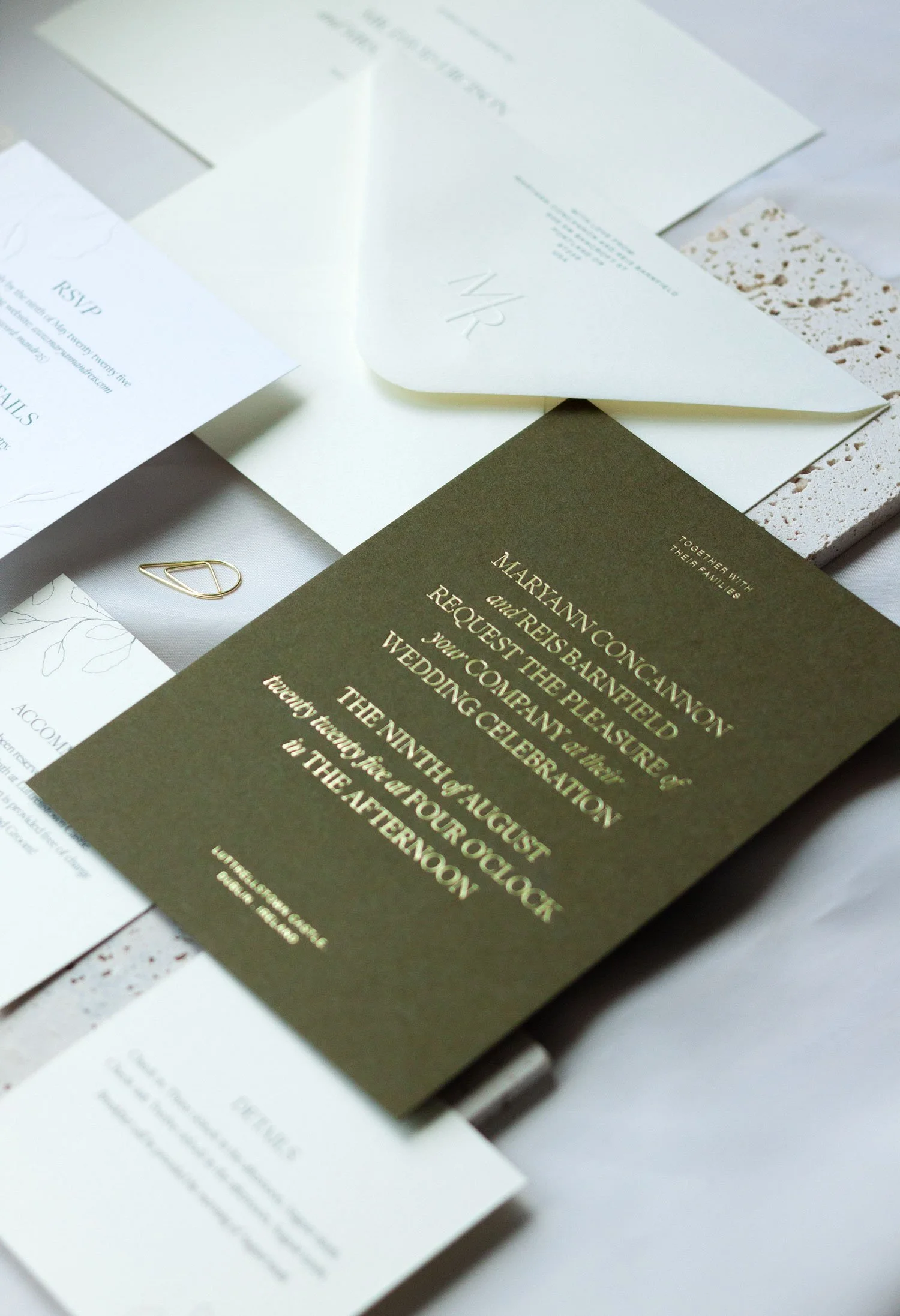 Maryann and Reis // Luttrellstown Castle