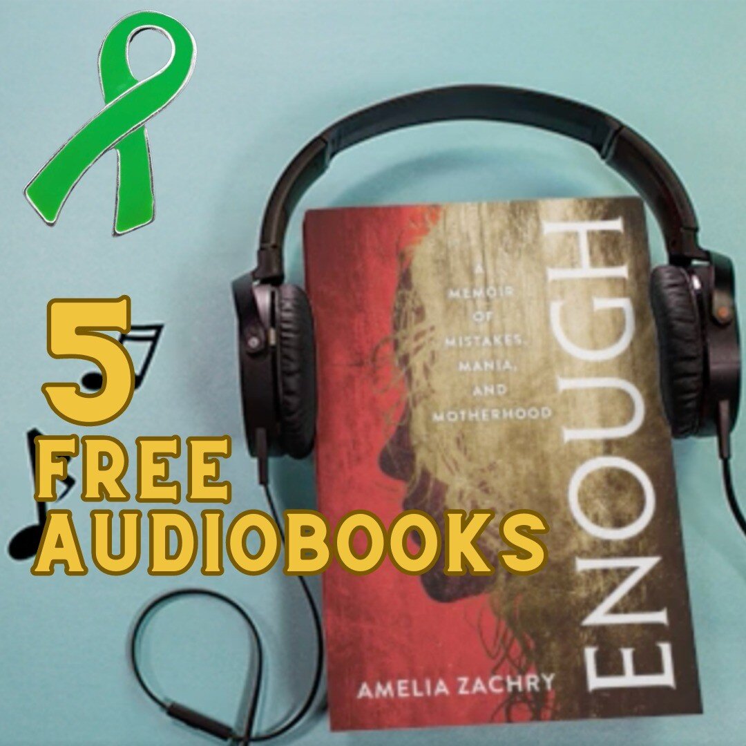 GIVEAWAY!
5 FREE AUDIOBOOKS of ENOUGH - A Memoir of Mistakes, Mania and Motherhood up for grabs.
In conjunction with Mental Health Awareness Month, I would like to give away copies of my audiobook for anyone interested in better understanding the rea