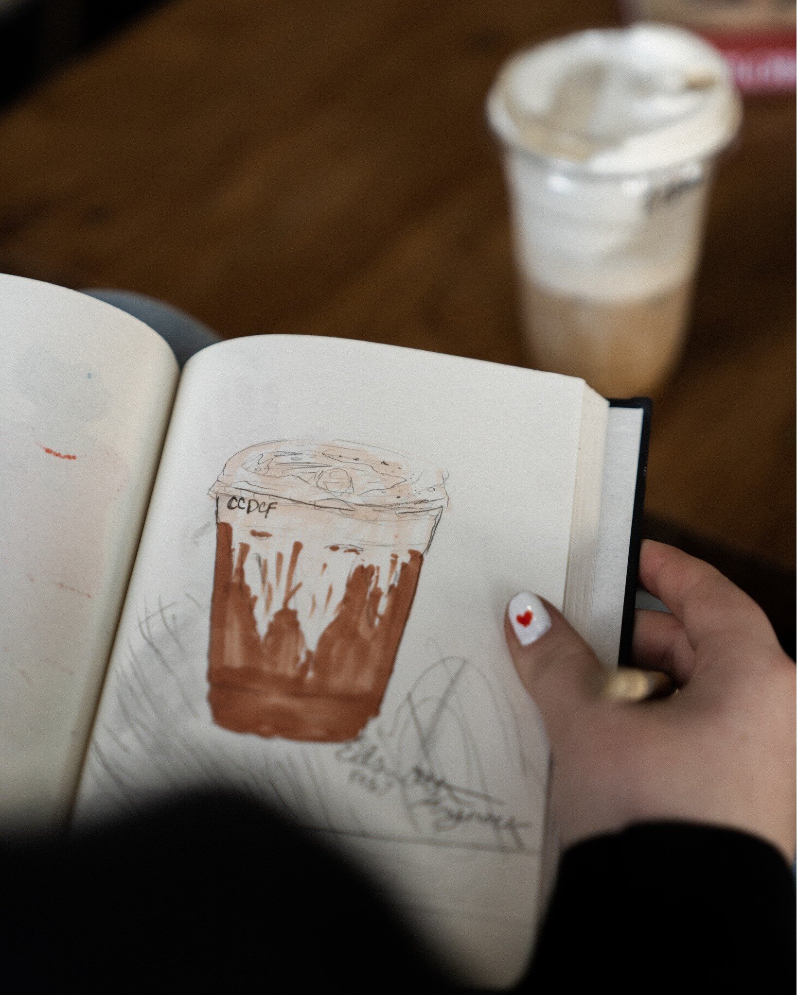 We have plenty of menu items you can draw pictures of! 

We love watching your creativity brew at the shop. Whether you're working on a new idea or writing the next great American novel, we are here for it!

____

&bull;

&bull;

#groundedcoffeeandcr