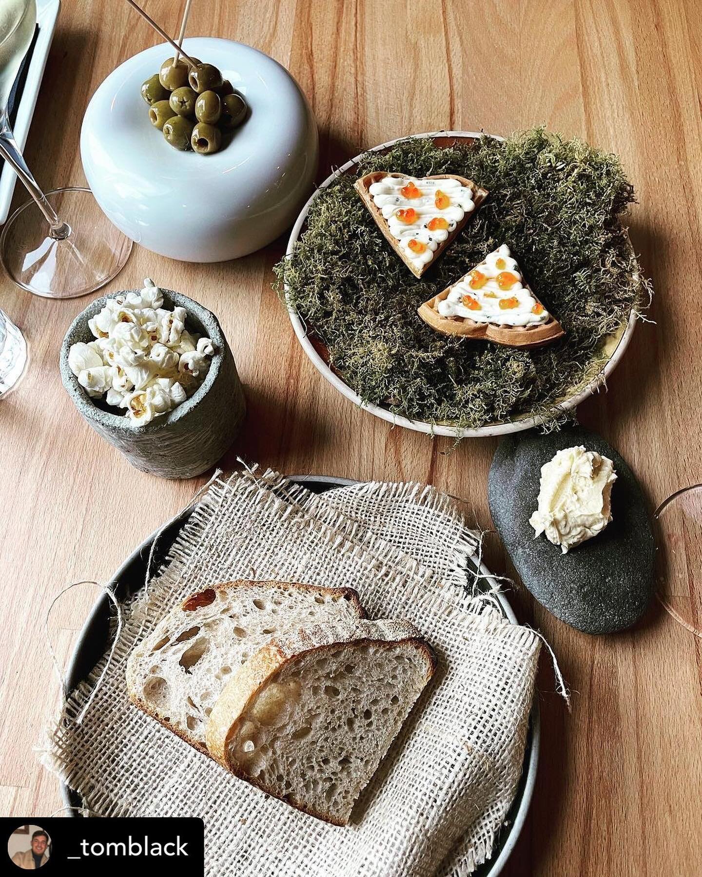 Posted @withregram &bull; @_tomblack @vandvleeds Innovation on a plate. Fermented waffles, truffle popcorn, raw beef and oyster custard, ants with ice cream and mushroom tiramisu. I mean, what&rsquo;s not to like 🐜
