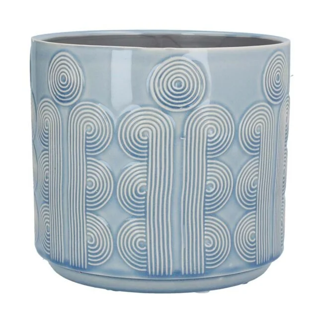 Gisela Graham Retro Circles Pot
