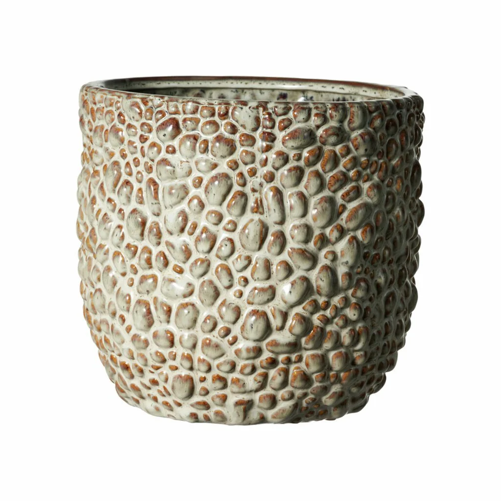 Textured Ceramic Planter
