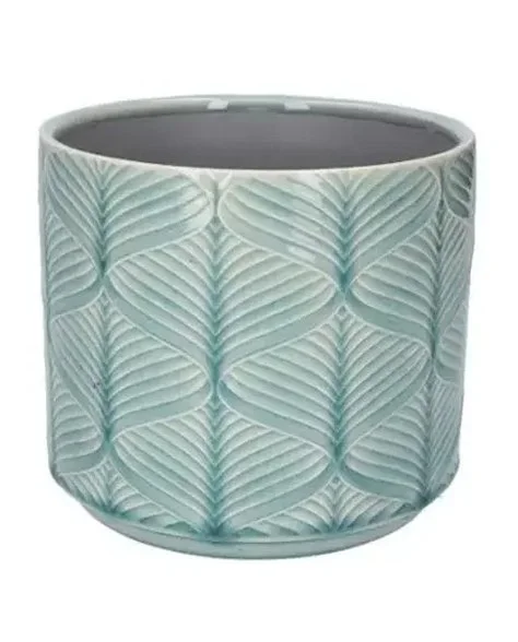 Gisela Graham Wavy Pot green.jpg