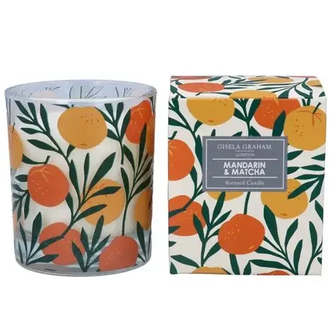 Gisela Graham Boxed Scented Candle mandarin.webp