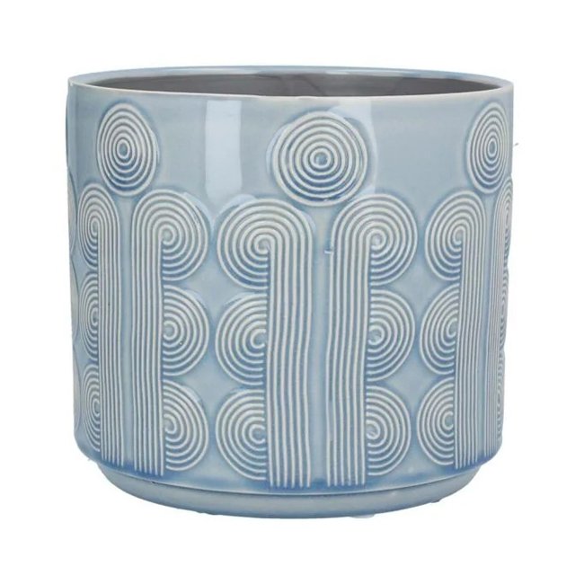 Gisela Graham Retro Circles Pot