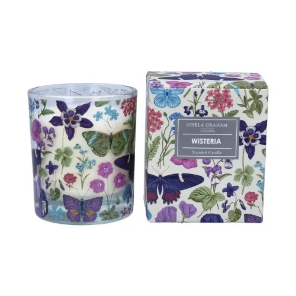Gisela Graham Boxed Scented Candle wisteria.webp