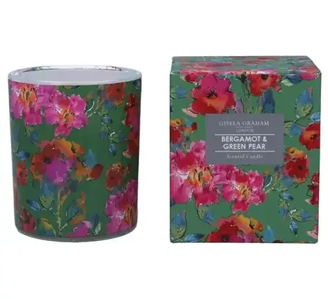 Gisela Graham Boxed Scented Candle bergamot.webp
