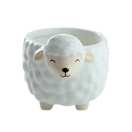 Sheep mini planter on legs