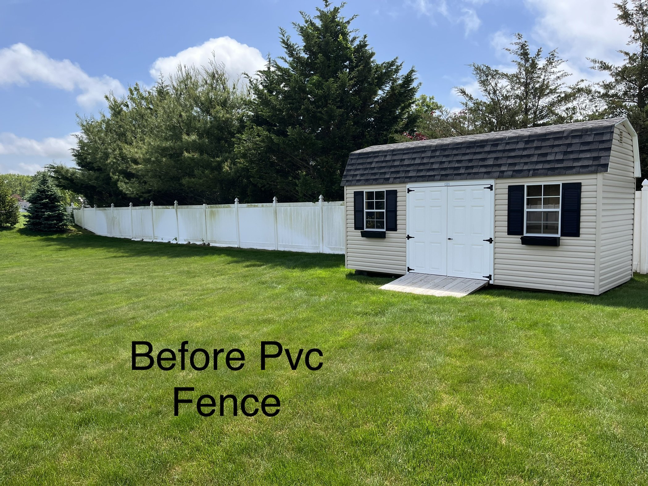 Vinyl Fence Cleaning