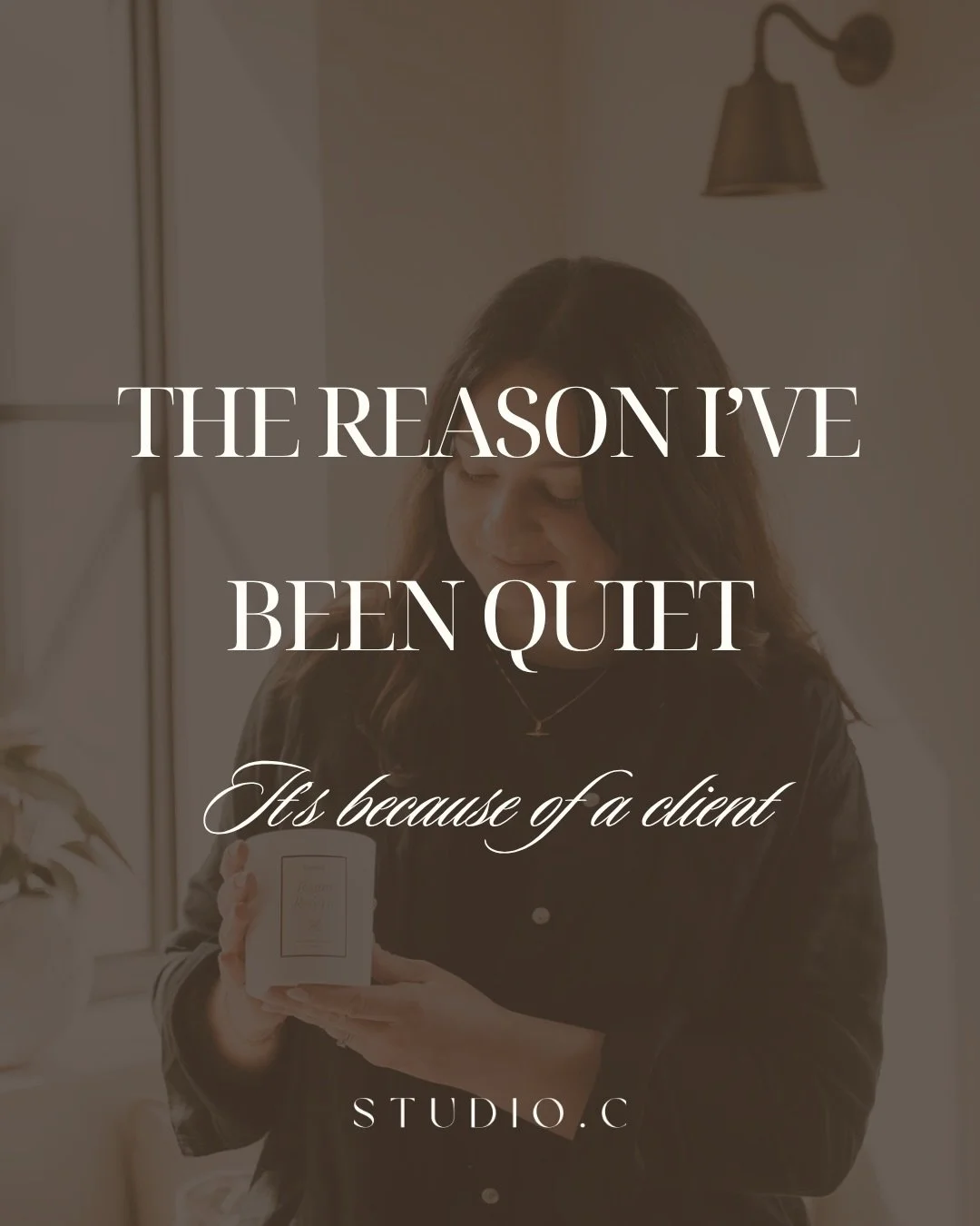 It&rsquo;s happening 🤎

I&rsquo;m still very much here working in the background with my STUDIO.C clients too, it&rsquo;s just social and events needed to take a little backseat so far this year 😌