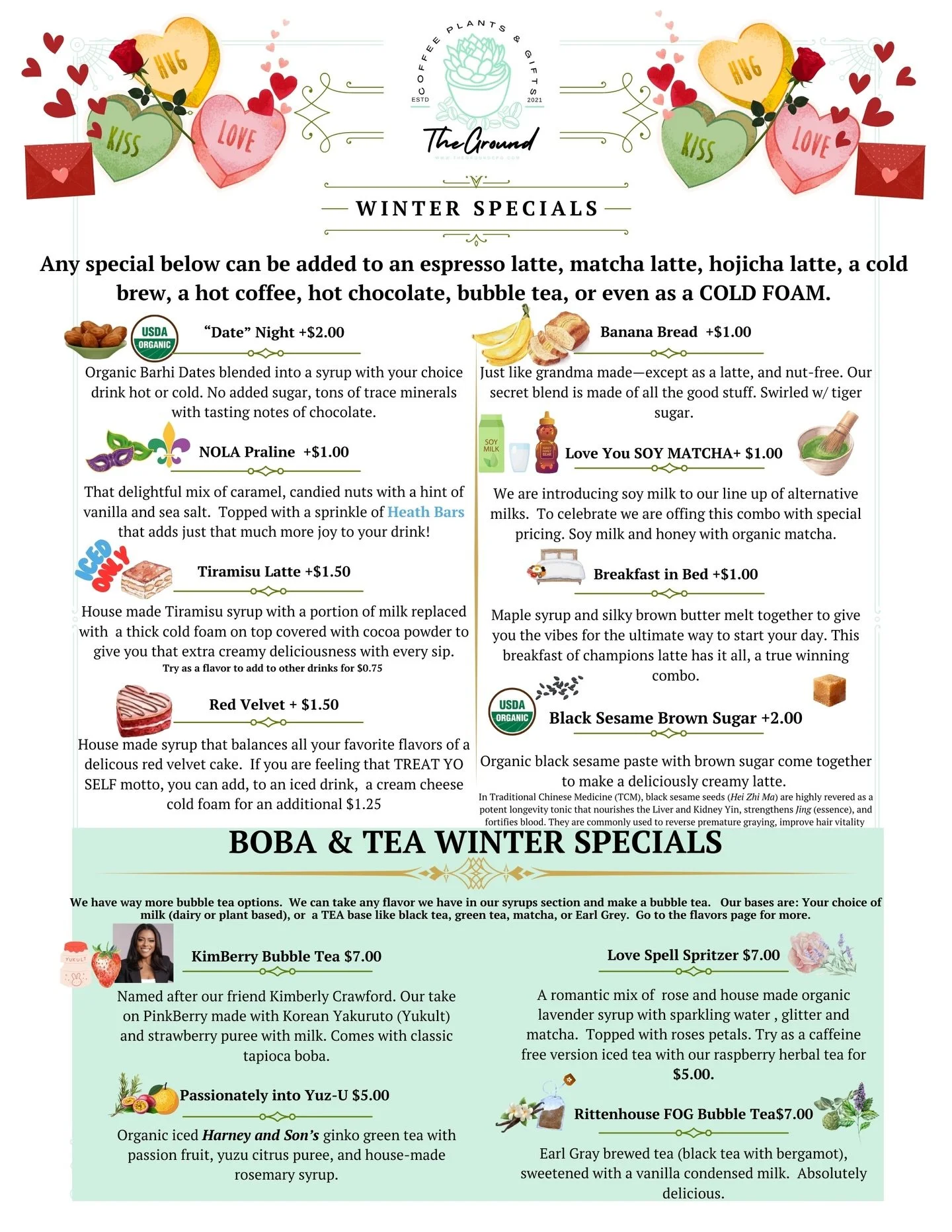 Date Night. Breakfast in Bed. Love Spell.
These are drinks, but also&hellip; moods 💗
Winter specials now brewing. 

A little sweet. A little cozy.
Our winter specials to warm your soul. BOTH Locations. 
#phillycafe #phillycoffee #philly #philadelphi