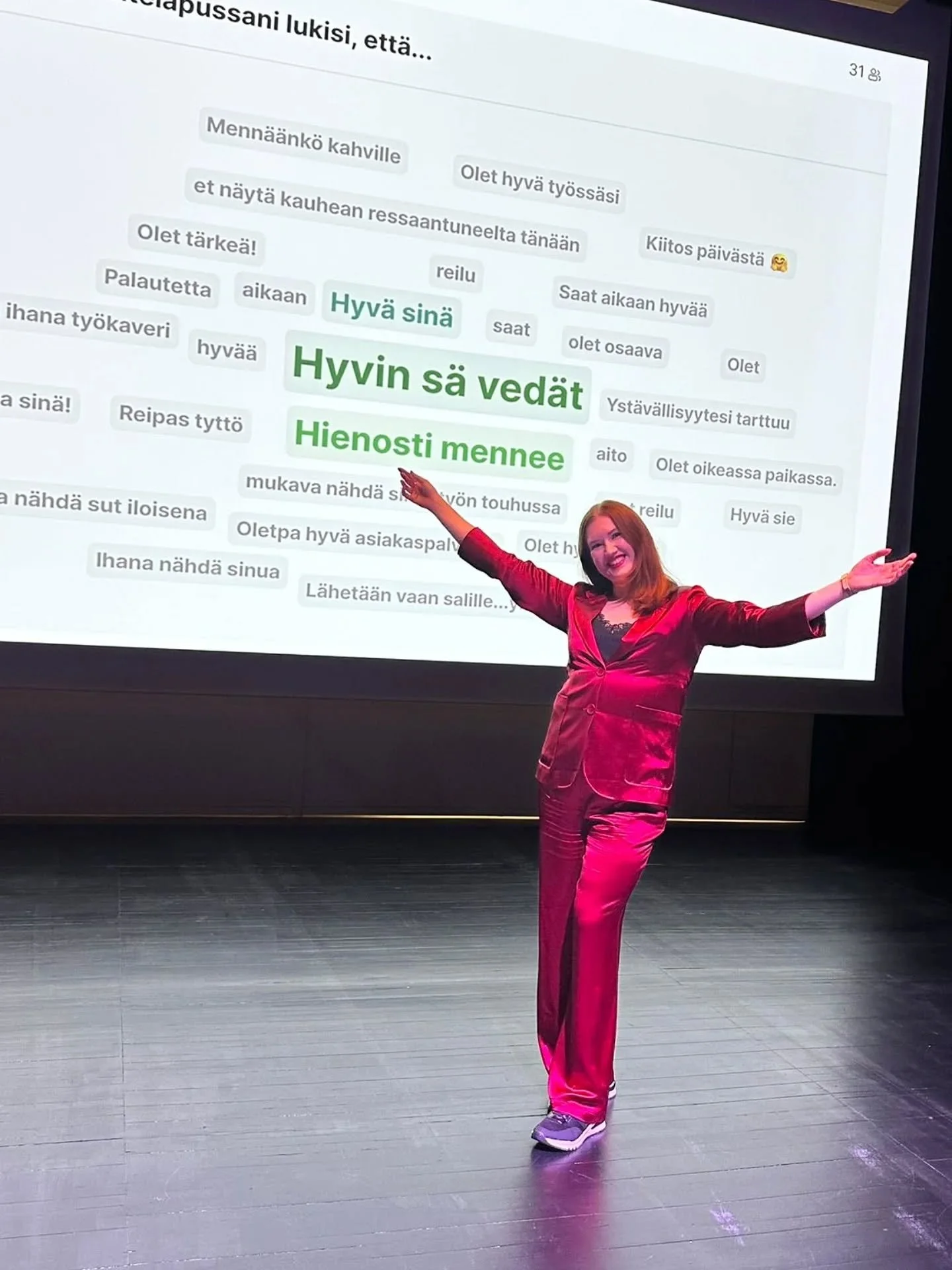 Terveisi&auml; Arktiset Apteekit tapahtumasta. ❤️ Kuinka kauniita sanoja osallistujat sanoivatkaan itselleen luennon lopuksi, kun teht&auml;v&auml;n&auml; oli kirjoittaa itselle oma palautelappu. Samaan aikaan mietin, ett&auml; kuinka yksinkertaisia 