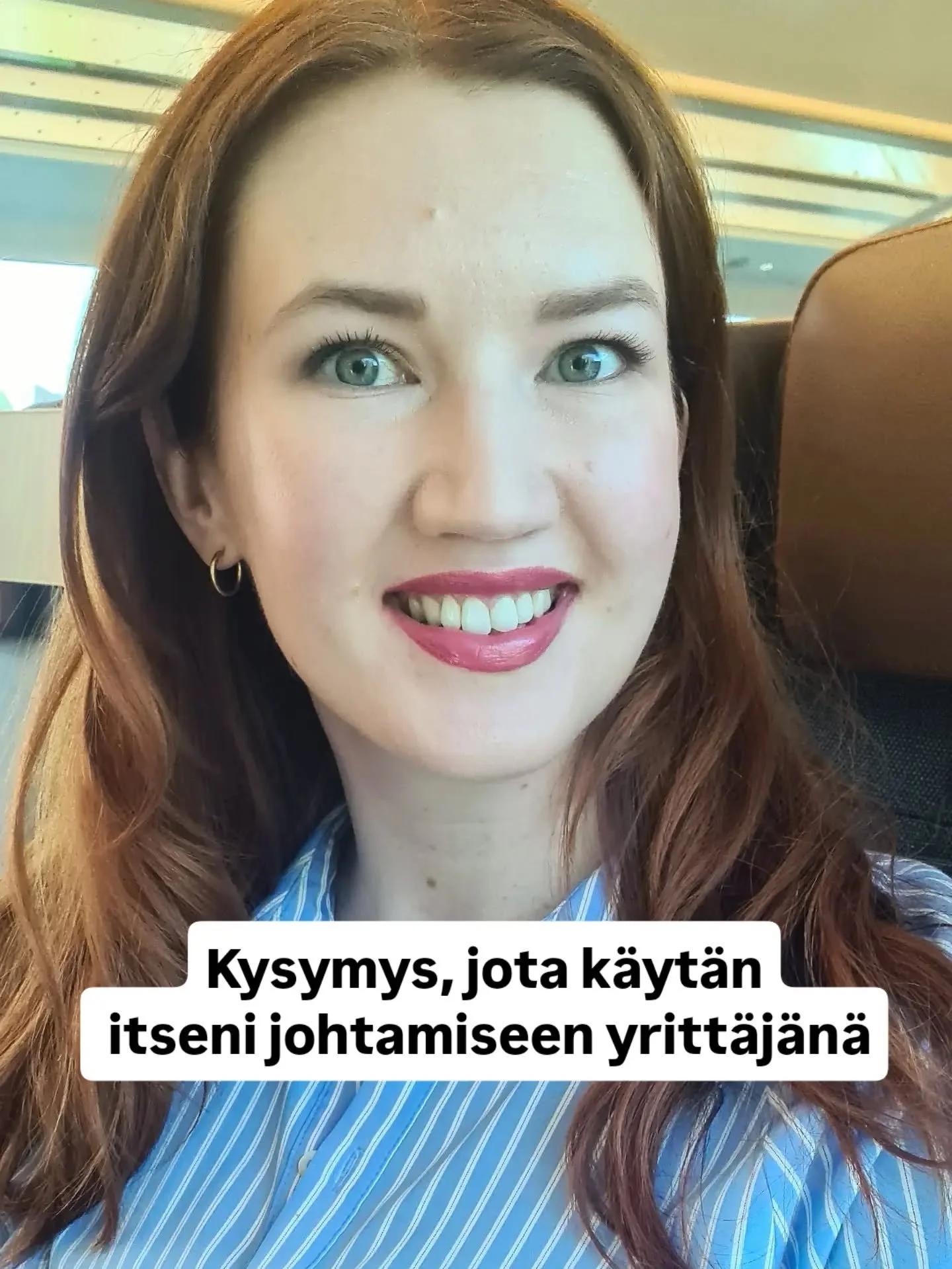T&auml;m&auml; on ehk&auml; hassua, mutta olen ottanut tavaksi katsoa aamulla peiliin ja tutkia, onko t&auml;n&auml;&auml;n kirkkaat silm&auml;t. Luin ajatuksen kirkkaista silmist&auml; ensimm&auml;isen kerran Saku Tuominen kirjasta. Sen j&auml;lkeen