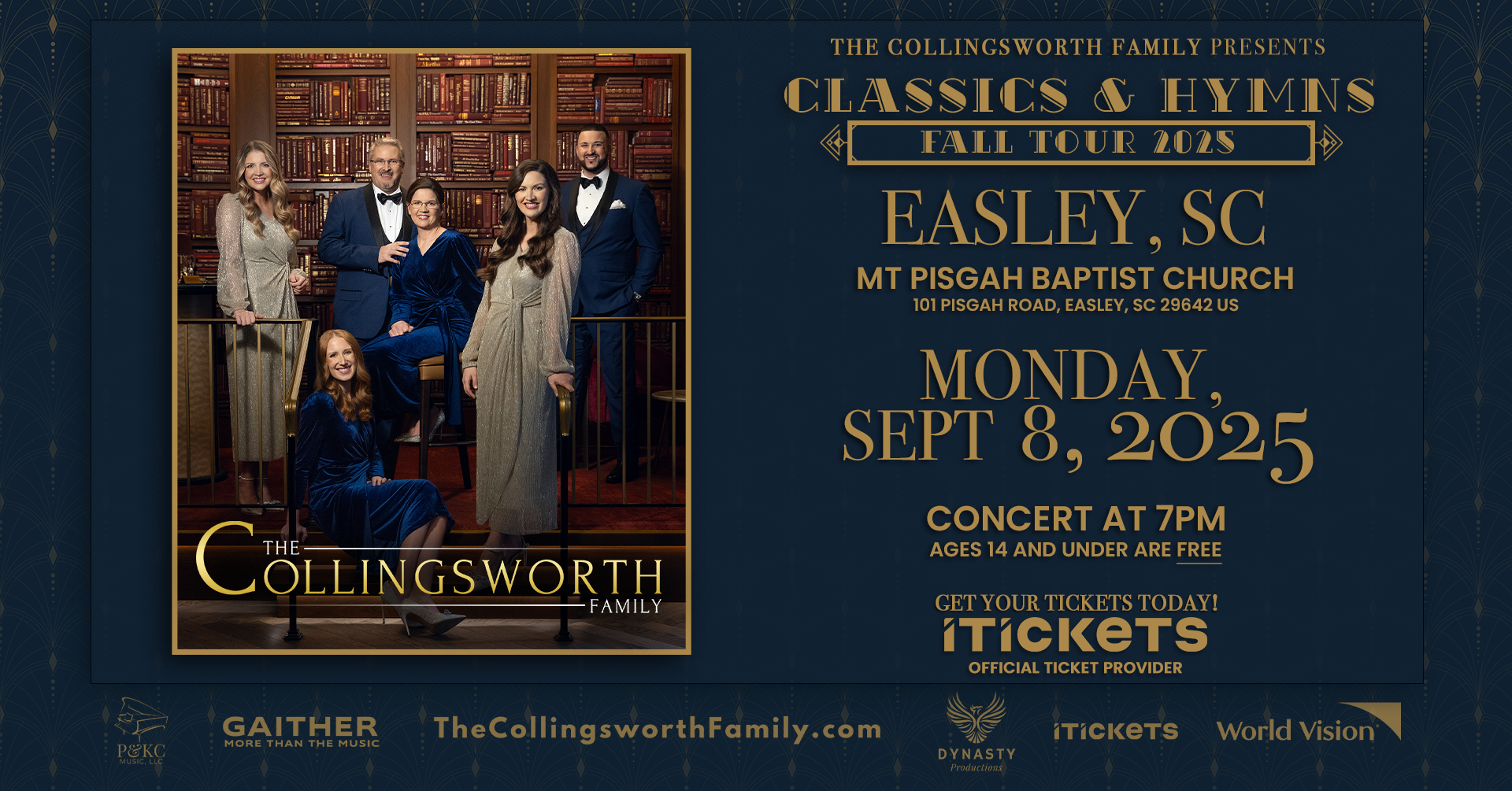 The Collingsworth Family: Classics and Hymns Tour
