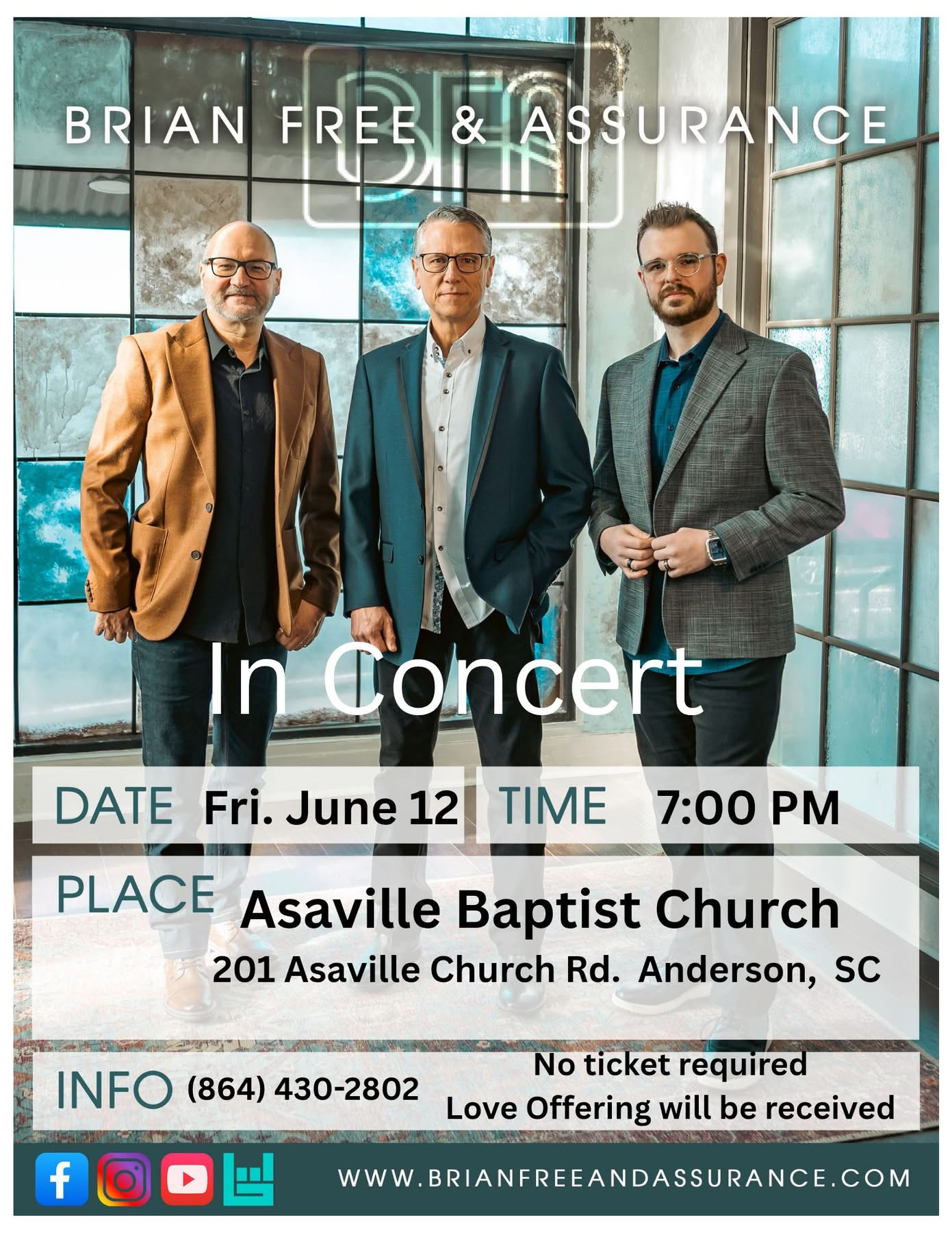 Brian Free and Assurance in Concert