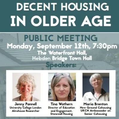 Calder Valley CLT Public Meeting: Decent Housing in Older Age - The Waterfront Hall