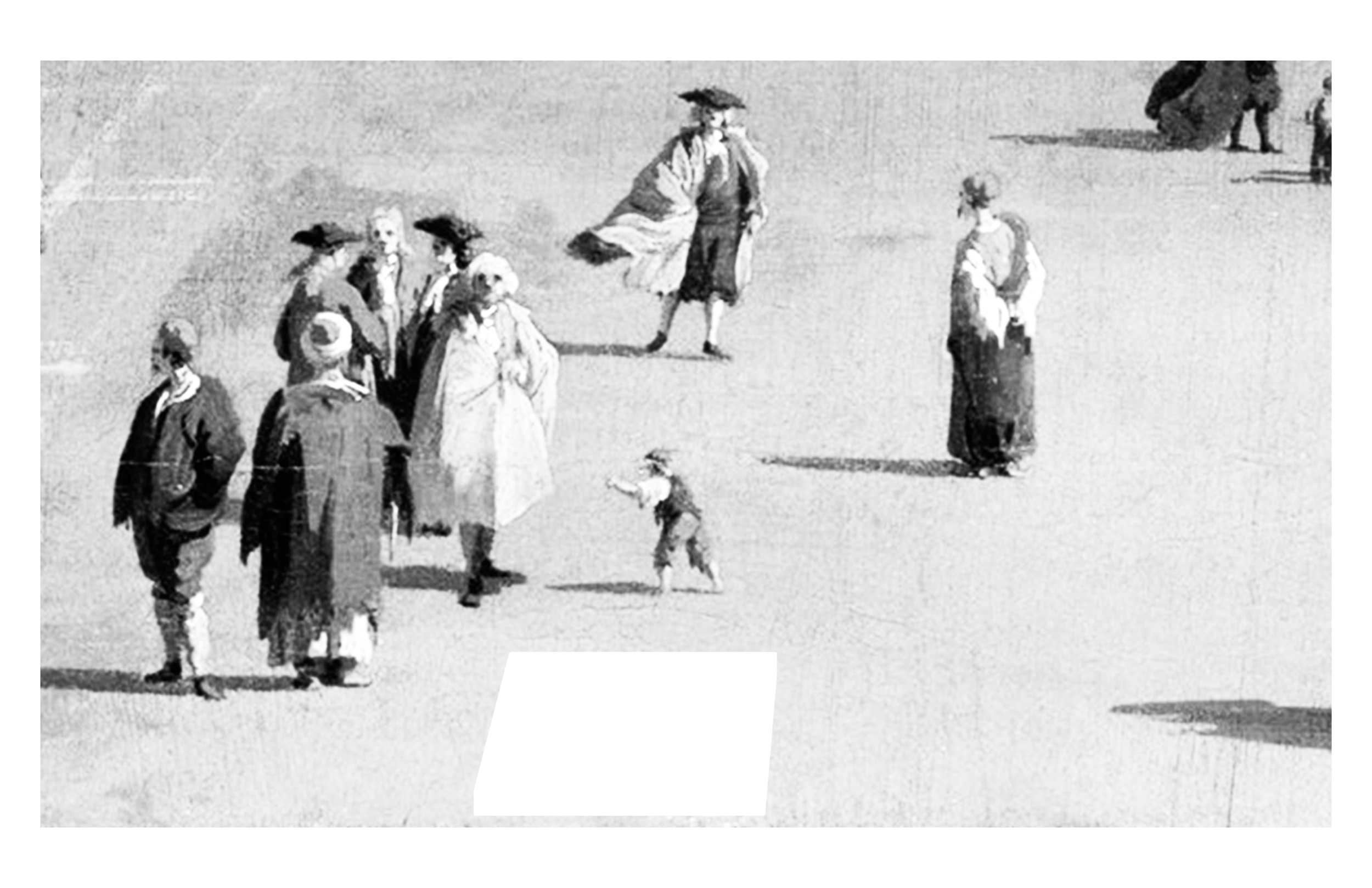 a.&nbsp;&nbsp;&nbsp;&nbsp;&nbsp;&nbsp; the two-dimensional plane is given thickness – shadows generated by the objects sharp edges emerge, catching the young chimney sweeps attention