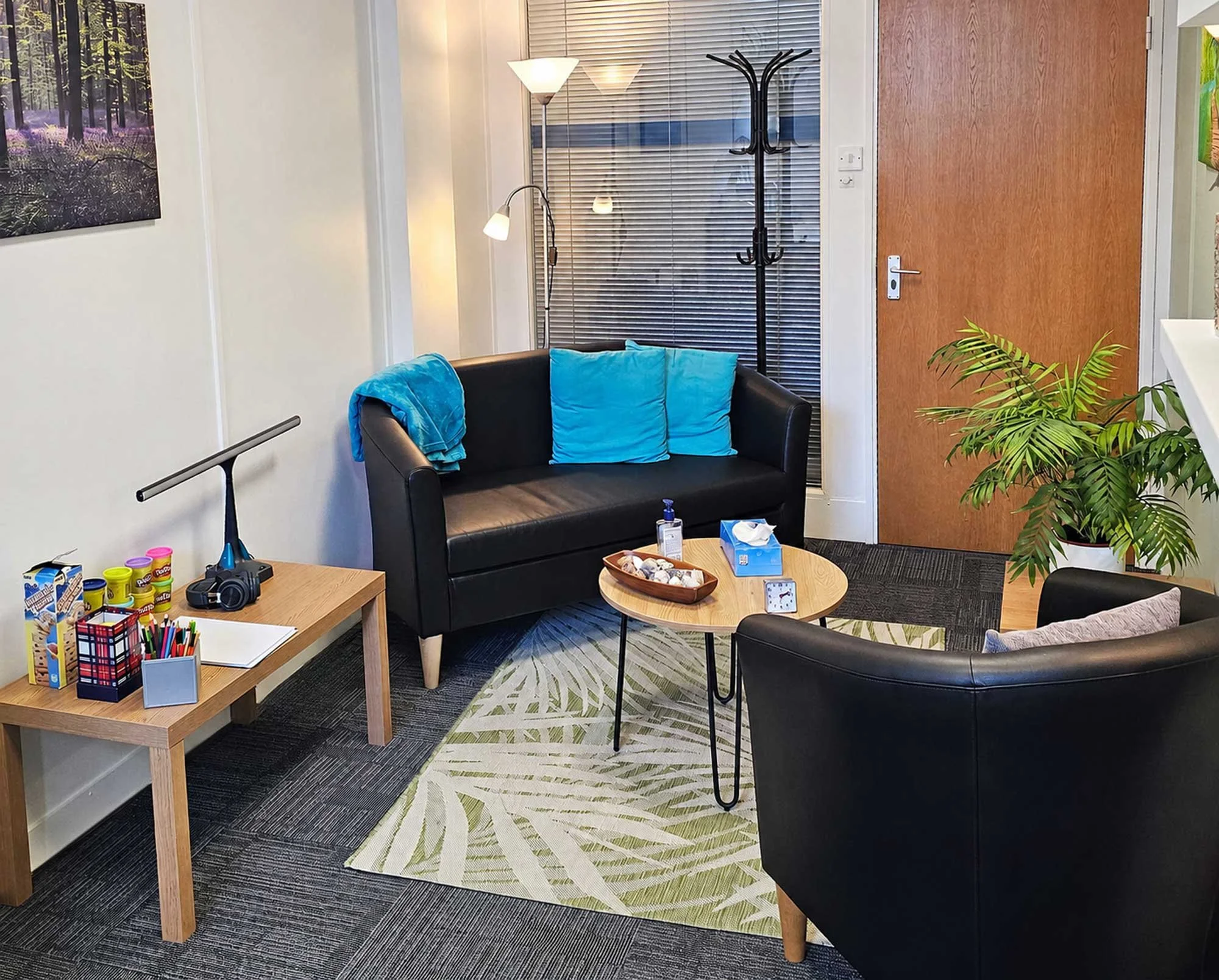 Evergreen Psychotherapy therapy room - Redhill, Surrey