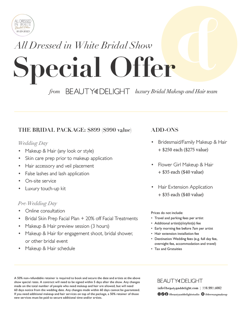 Vancouver Makeup Artist and Hair