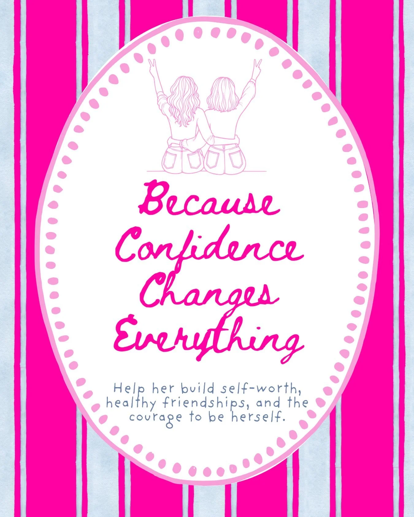 When my daughters were younger, I started creating confidence activities because I wanted them to grow up believing in themselves.

I never imagined those simple activities would grow into workshops, journals, workbooks, and years of teaching girls i