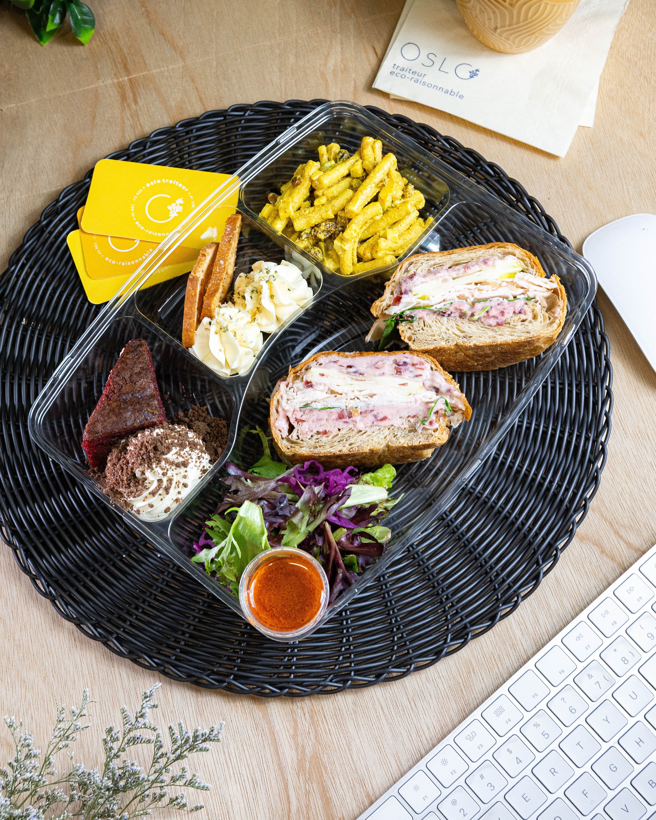 Boîte à lunch unique - Traiteur Québec
