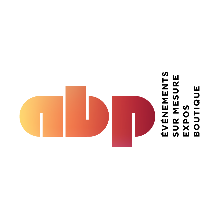 Logo ABP événements sur mesure · expos · boutique