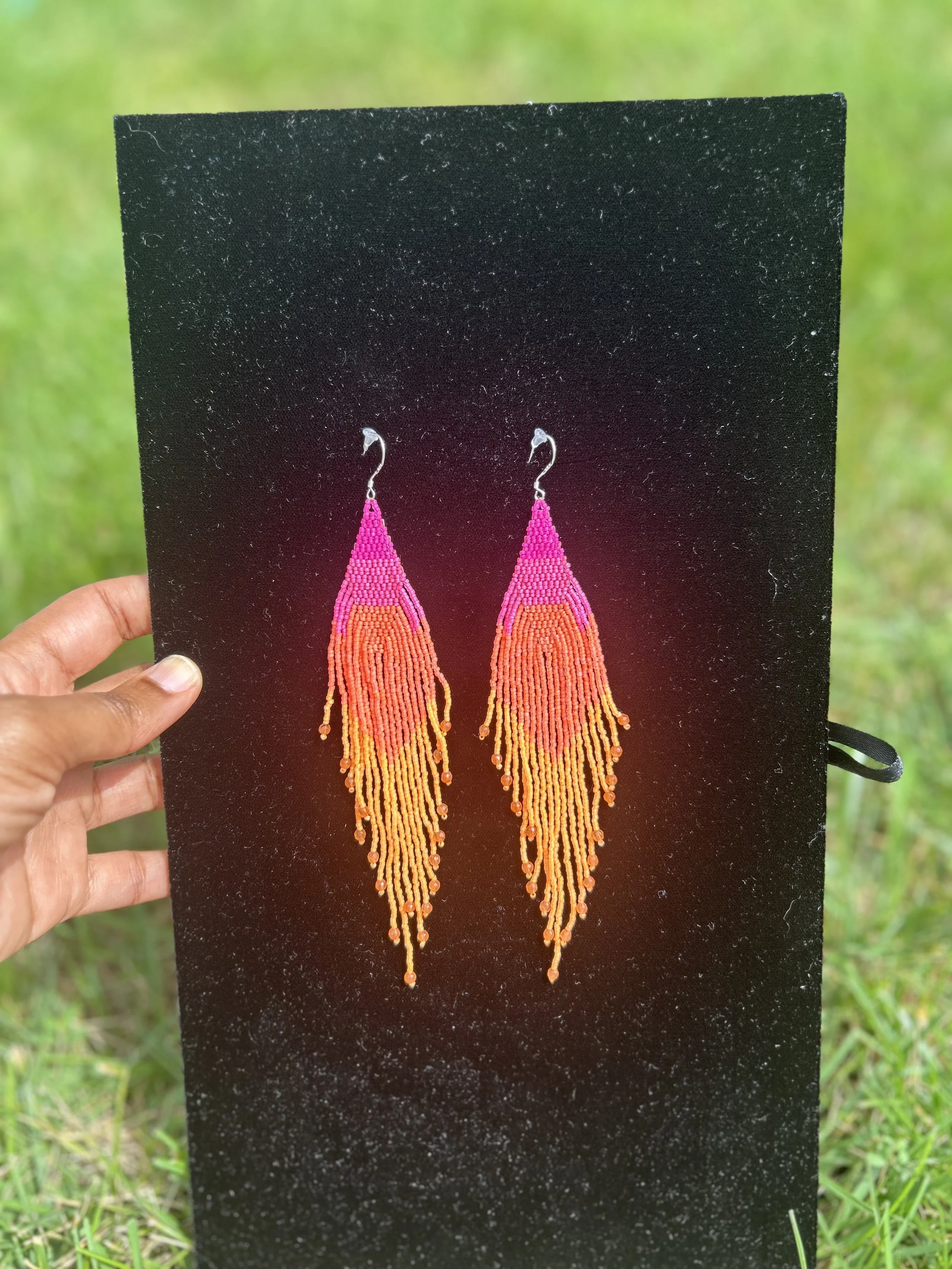 ⚡️Pink Neon Sunrise Wings⚡️