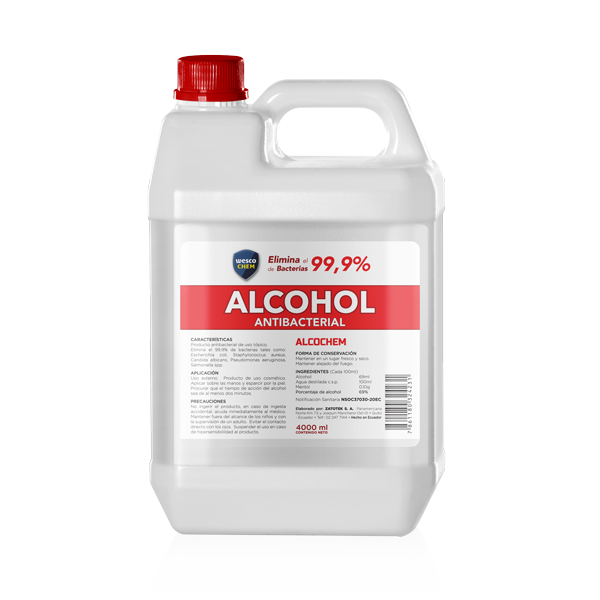 Alcohol Desinfectante 70° — WESCO
