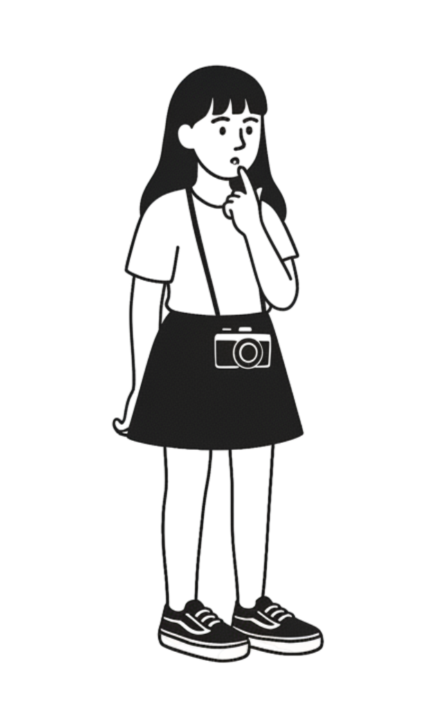 Illustrazione di Veronica Ciccotti accanto alle faq su Verilover's Mail Club