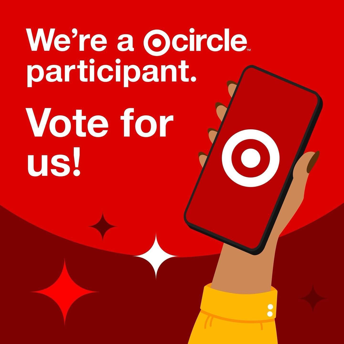 Community! 

Quick friendly reminded that we are participating in Target Circle Program! You can vote for us and help direct Target giving to benefit our non-profit. Sign up at target.com/circle and then shop Target in-person or online to earn votes.