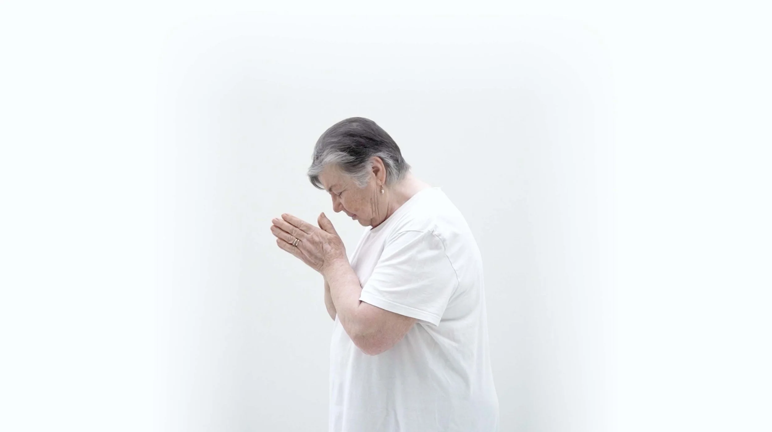 Still from "Prayers" from the Series "Spinning Communion", Video NFT, 2021 - 2022