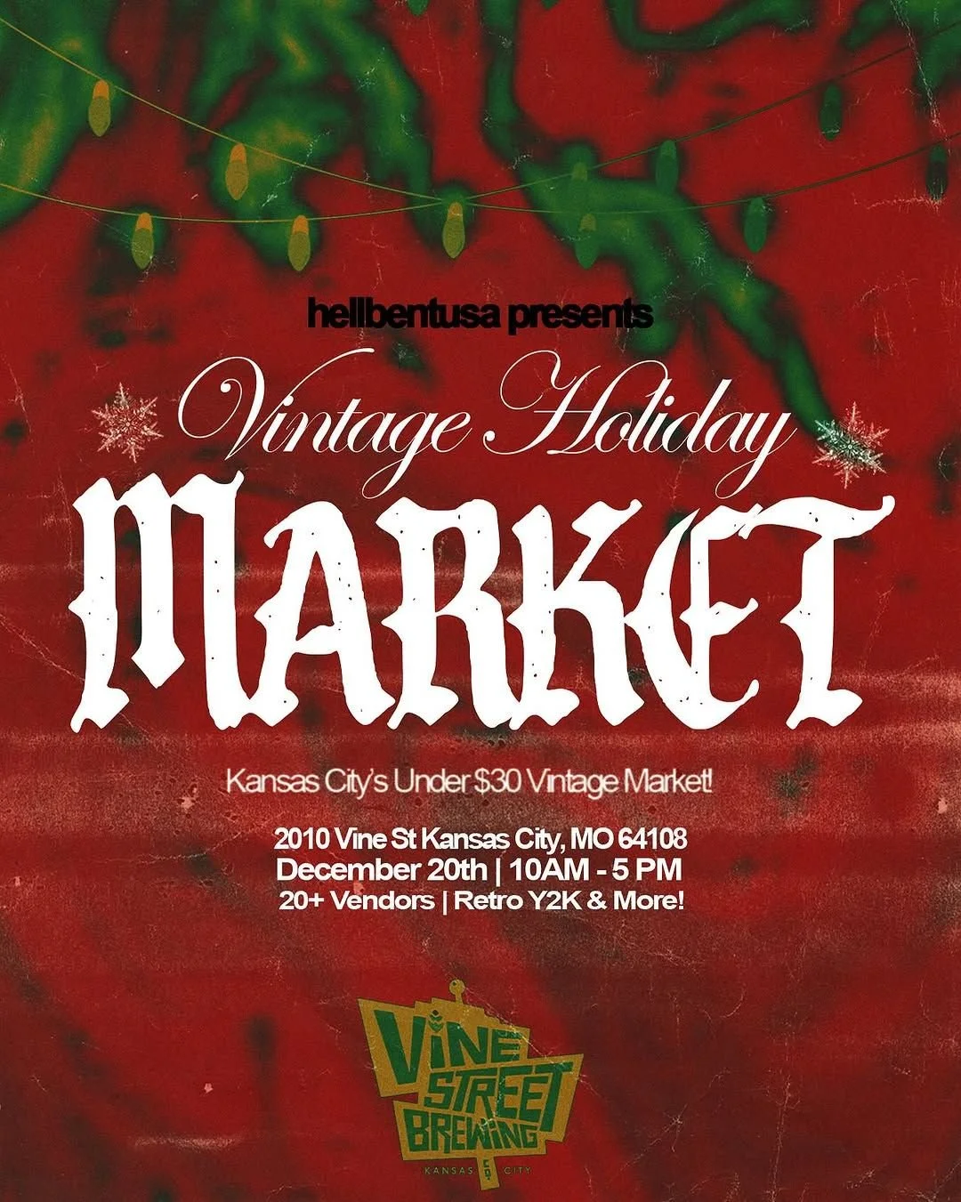 Vintage Holiday Market Returns to Vine Street Brewing