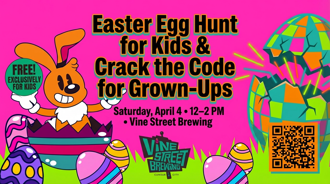 Easter Egg Hunt for Kids &amp; Crack the Code for Grown‑Ups at Vine Street
